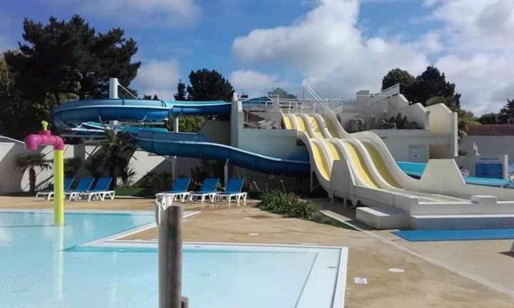 Mobilhome Camping Proche Des Plages 圣让-德蒙 外观 照片