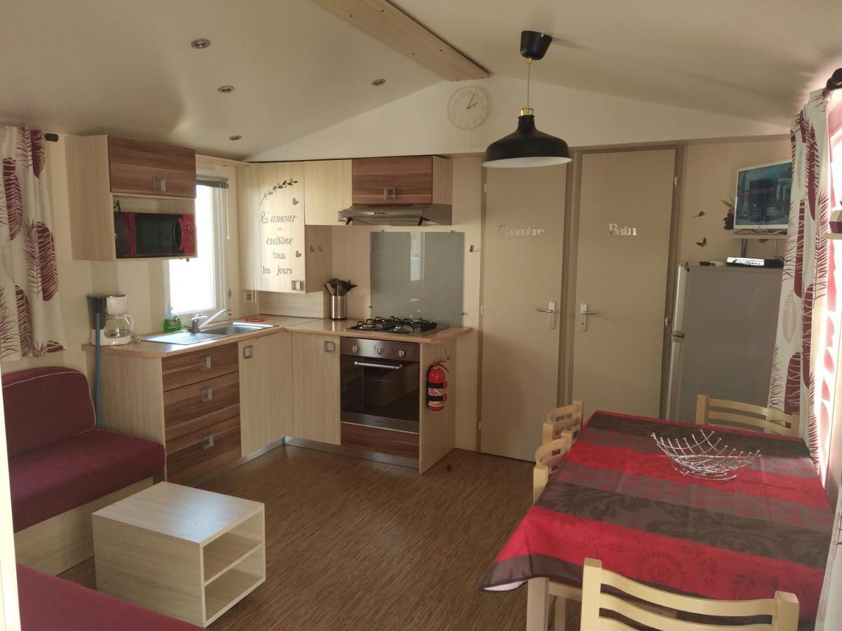 Mobilhome Camping Proche Des Plages 圣让-德蒙 外观 照片